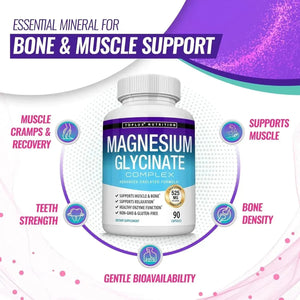 TOPLUX - Toplux Magnesium Glycinate Complex 525Mg. 90 Capsulas - The Red Vitamin MX - Suplementos Alimenticios - {{ shop.shopifyCountryName }}