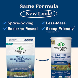 Organic India Psyllium Husk Pre & Probiotic Fiber 283.5Gr.