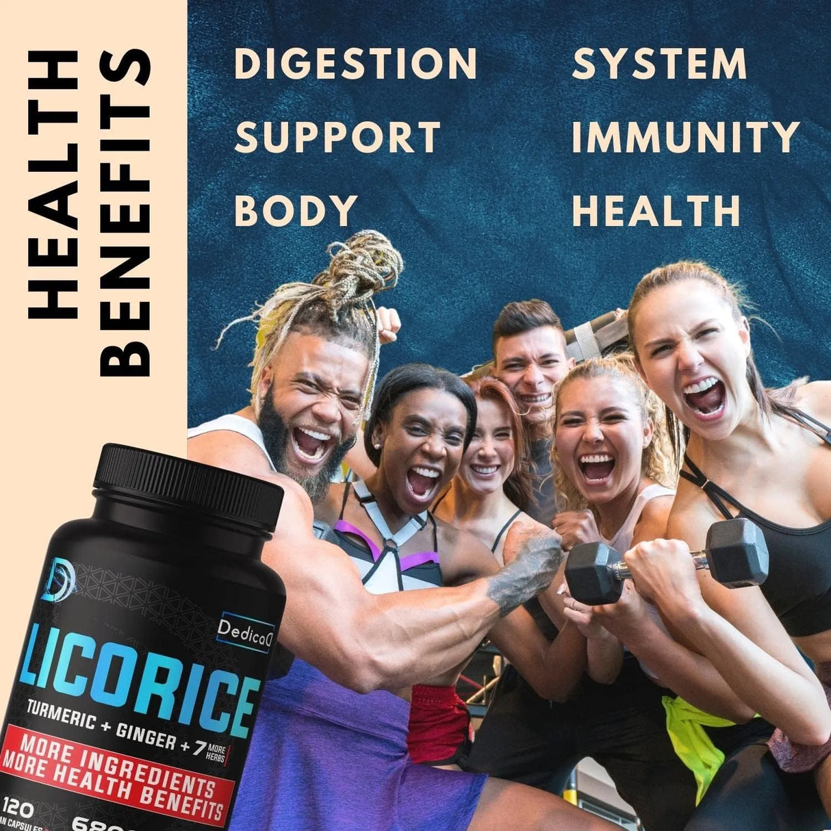 DEDICAD - DEDICAD Licorice Root 120 Capsulas - The Red Vitamin MX - Suplementos Alimenticios - {{ shop.shopifyCountryName }}