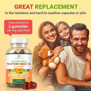 PURIFY LIFE - Purify Life Sugar-Free Pumpkin Seed Oil Gummies 4000Mg. 60 Gomitas - The Red Vitamin MX - Suplementos Alimenticios - {{ shop.shopifyCountryName }}