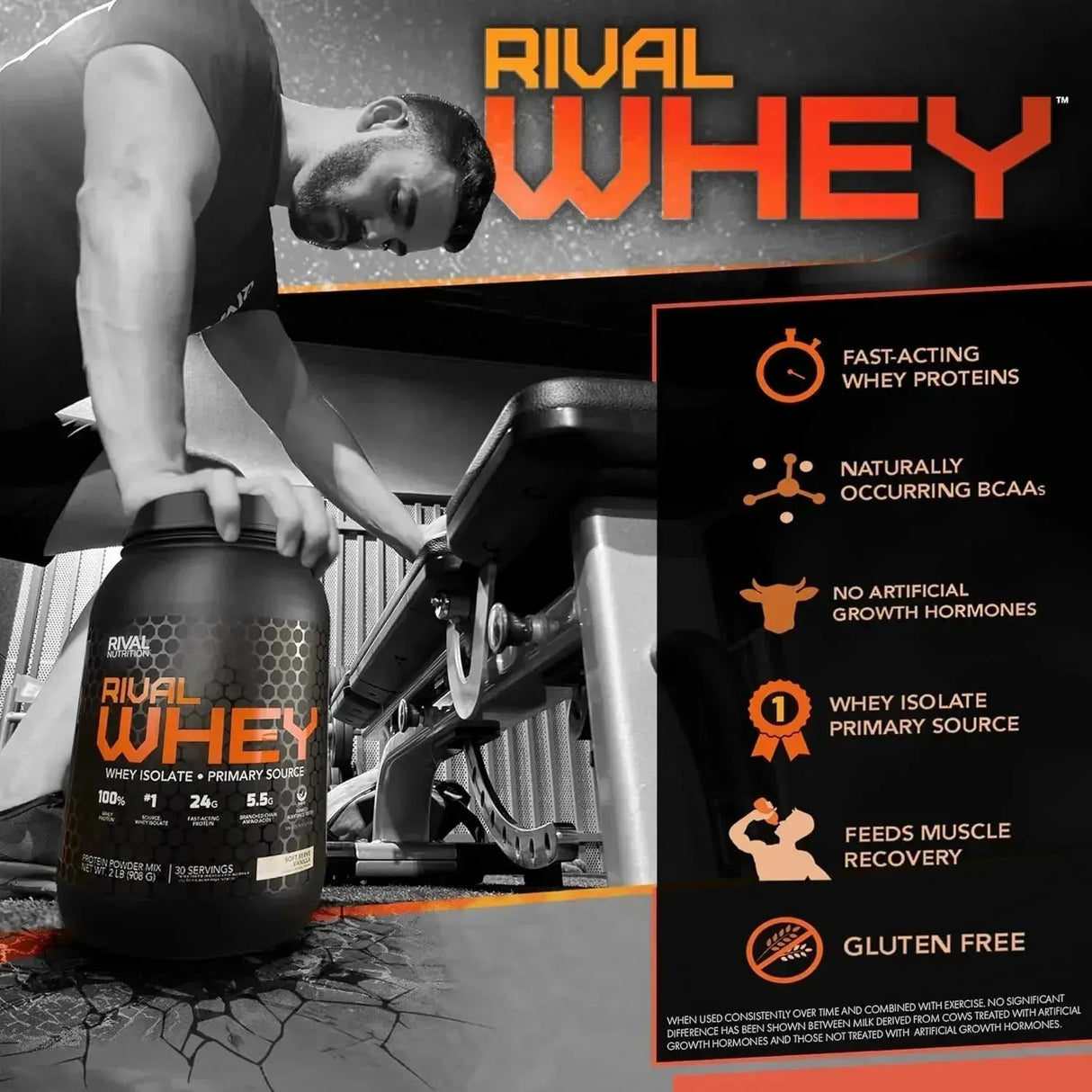 RIVAL NUTRITION - Rival Nutrition Rivalwhey Cinnamon Toast 28 Servicios 908Gr. - The Red Vitamin MX - Suplementos Alimenticios - {{ shop.shopifyCountryName }}