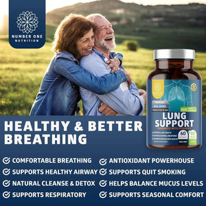 N1N - Number One Nutrition N1N Premium Lung Support 60 Capsulas - The Red Vitamin MX - Suplementos Alimenticios - {{ shop.shopifyCountryName }}
