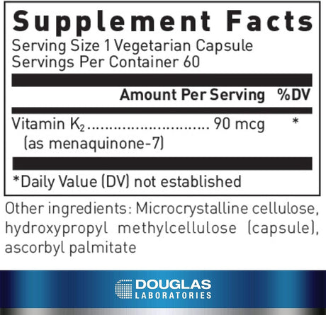 Douglas Laboratories Vitamin K2 60 Capsulas