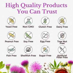 VITALITOWN - Vitalitown Organic Milk Thistle 600Mg. 120 Capsulas - The Red Vitamin MX - Suplementos Alimenticios - {{ shop.shopifyCountryName }}