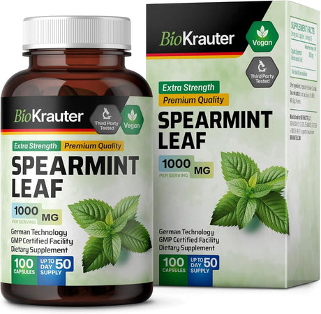 BIOKRAUTER - BIO KRAUTER Spearmint 1000Mg. 100 Capsulas - The Red Vitamin MX - Suplementos Alimenticios - {{ shop.shopifyCountryName }}