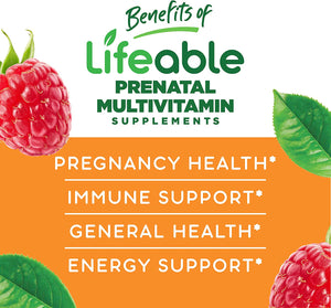 Lifeable Prenatal Multivitamin 90 Gomitas