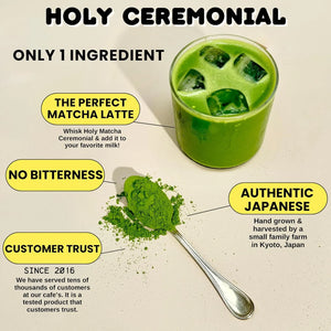 HOLY MATCHA - Holy Matcha Ceremonial Green Tea Powder 30Gr. - The Red Vitamin MX - Suplementos Alimenticios - {{ shop.shopifyCountryName }}