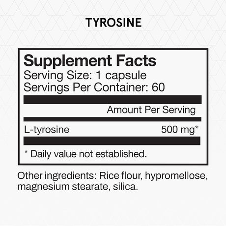 Momentous Tyrosine 60 Capsulas