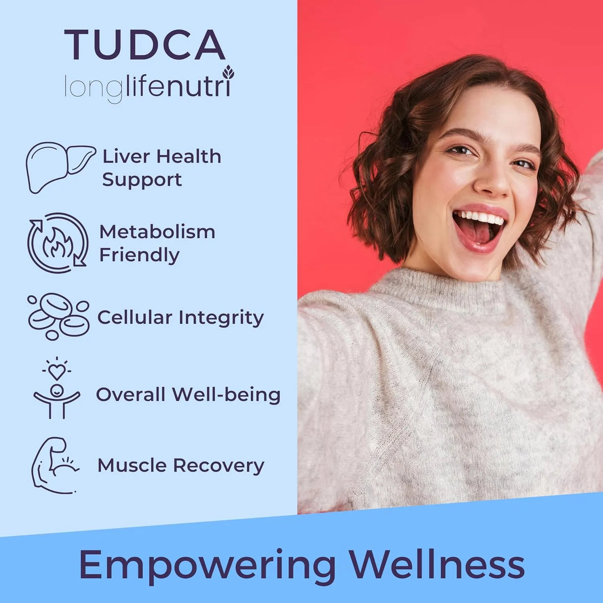 LONGLIFENUTRI - LongLifeNutri TUDCA 500Mg. 60 Capsulas - The Red Vitamin MX - Suplementos Alimenticios - {{ shop.shopifyCountryName }}