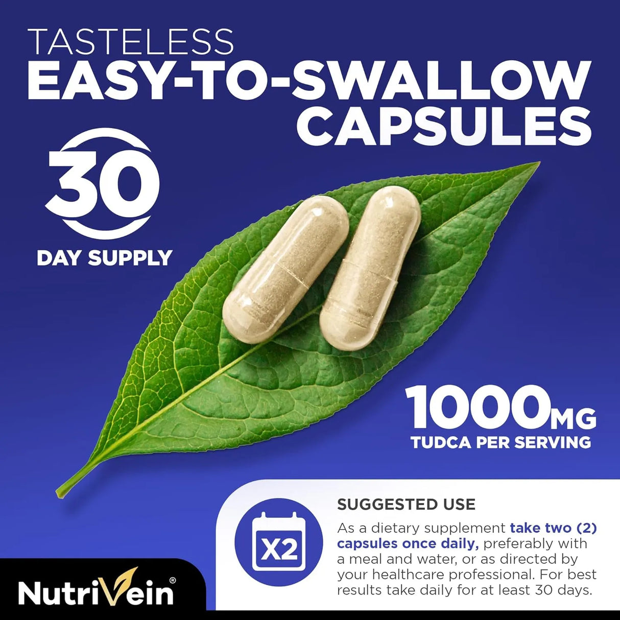 NUTRIVEIN - Nutrivein Premium TUDCA+ Liver Support 60 Capsulas - The Red Vitamin MX - Suplementos Alimenticios - {{ shop.shopifyCountryName }}