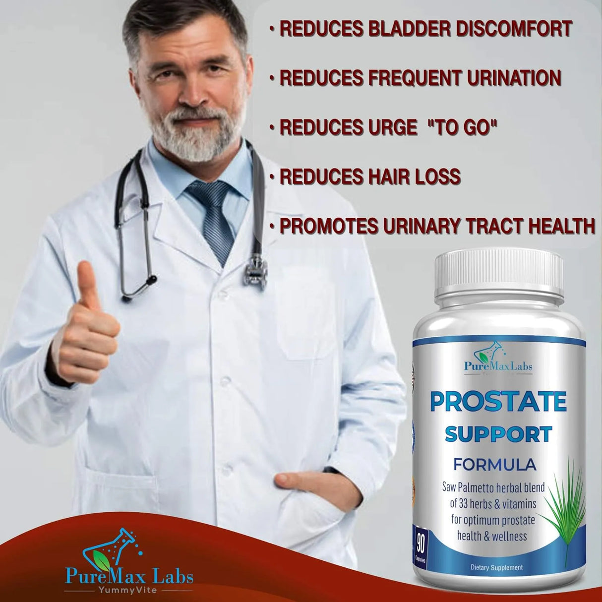 PUREMAX LABS - PureMax Labs Prostate Support 90 Capsulas - The Red Vitamin MX - Suplementos Alimenticios - {{ shop.shopifyCountryName }}