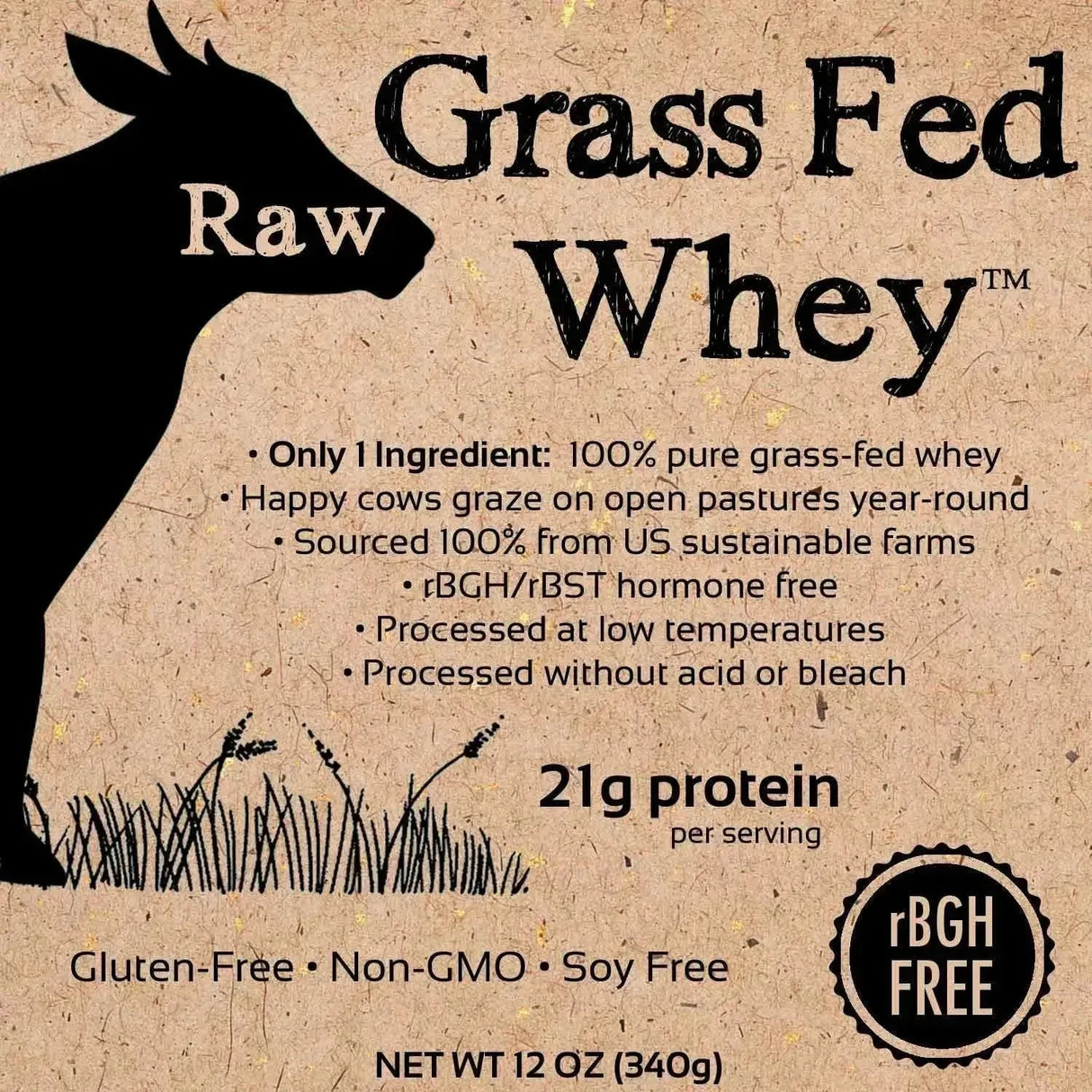 RAW ORGANIC WHEY - Raw Organic Whey Raw Grass Fed Whey 340Gr. - The Red Vitamin MX - Suplementos Alimenticios - {{ shop.shopifyCountryName }}