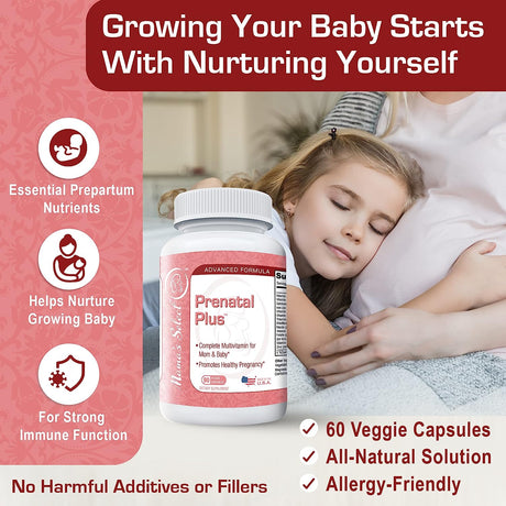 Mama’s Select Prenatal Plus Vitamins 90 Capsulas