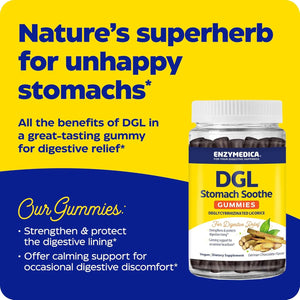 ENZYMEDICA - Enzymedica DGL Stomach Soothe 74 Gomitas - The Red Vitamin MX - Suplementos Alimenticios - {{ shop.shopifyCountryName }}