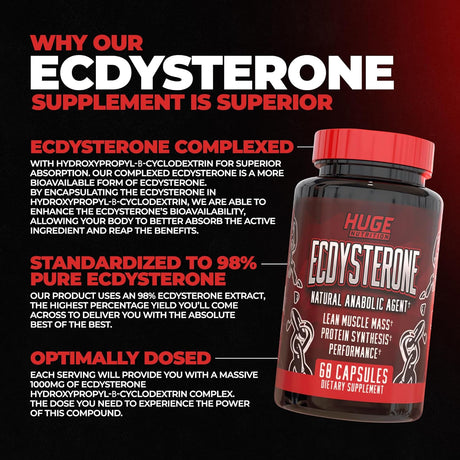 Huge Supplements Ecdysterone 60 Capsulas