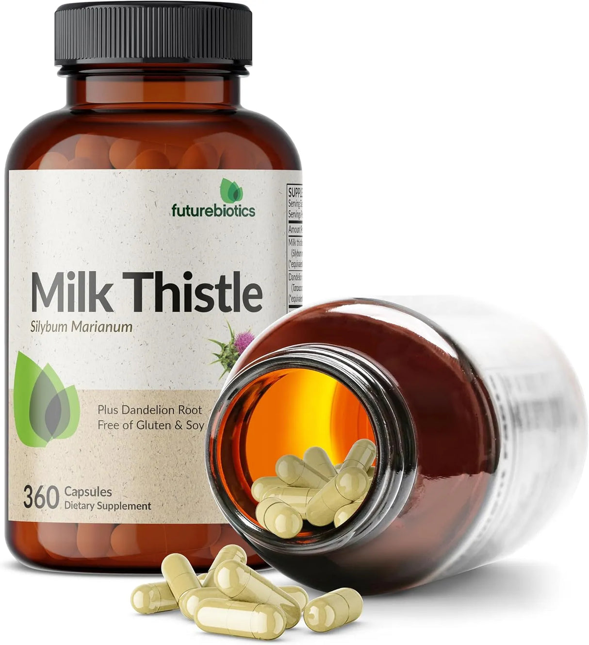 FUTUREBIOTICS - Futurebiotics Milk Thistle Silymarin Marianum 1000Mg. 360 Capsulas - The Red Vitamin MX - Suplementos Alimenticios - {{ shop.shopifyCountryName }}
