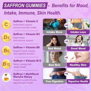 NEVISS - NEVISS Saffron Gummies 60 Gomitas - The Red Vitamin MX - Suplementos Alimenticios - {{ shop.shopifyCountryName }}