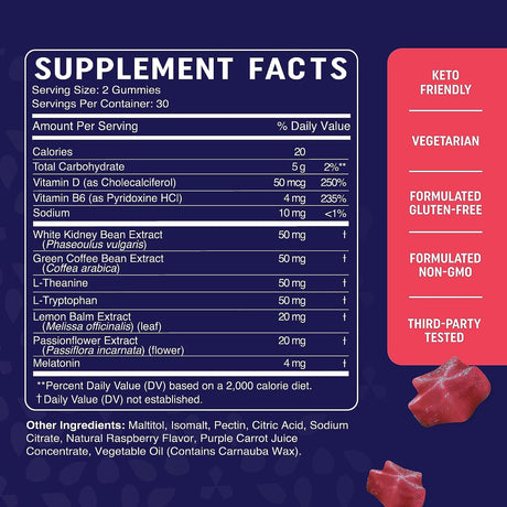 Mav Nutrition Sugar-Free Night Time Fat Burner Gummies 60 Gomitas