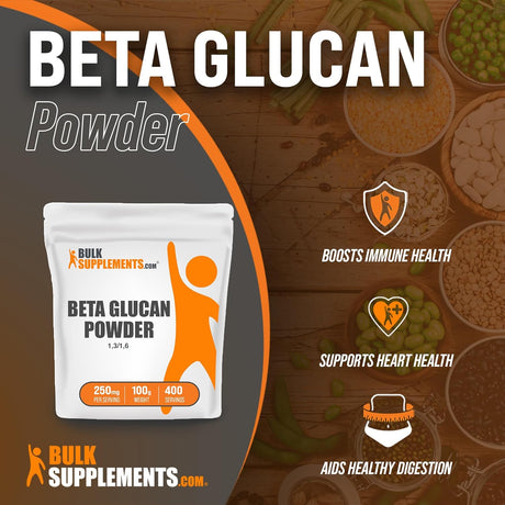Bulk Supplements Beta Glucan Powder (1,3/1,6) 100Gr.