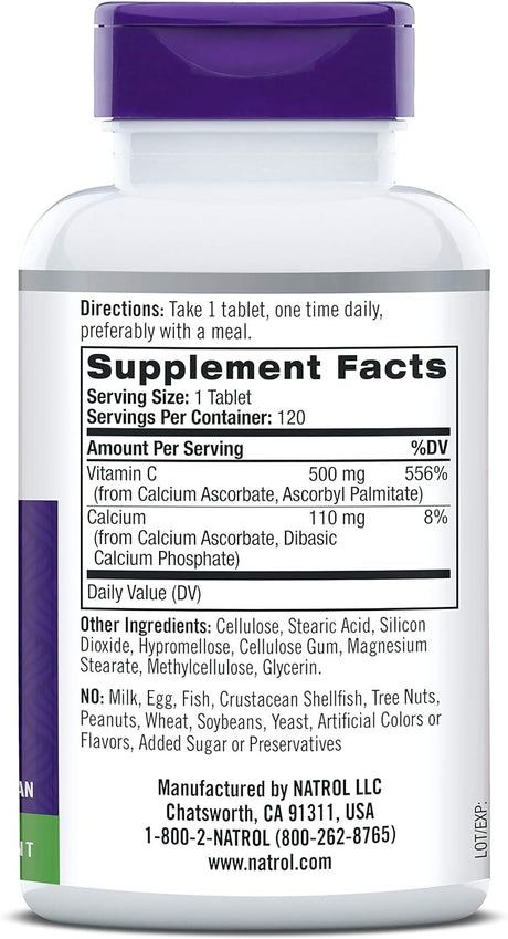 Natrol Easy-C Immune Health 500Mg. 120 Tabletas