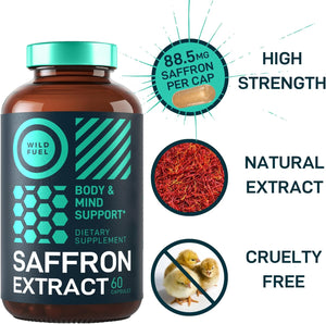 Wild Fuel Saffron Extract 60 Capsulas