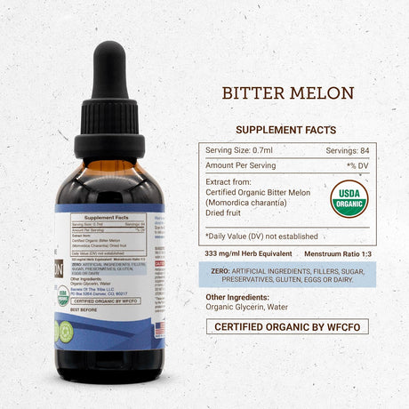 Secrets of the Tribe Bitter Melon Alcohol-Free Extract 2 Fl.Oz.