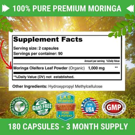 FRESH HEALTHCARE Moringa Oleifera 180 Capsulas