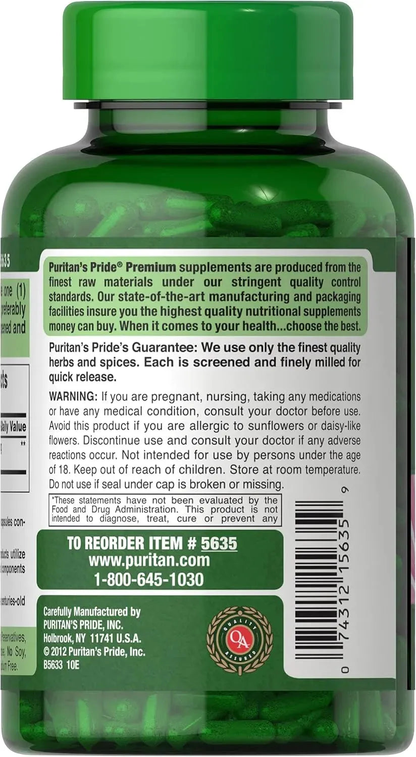 PURITAN'S PRIDE - Puritan's Pride Echinacea 400Mg. 200 Capsulas 2 Pack - The Red Vitamin MX - Suplementos Alimenticios - {{ shop.shopifyCountryName }}