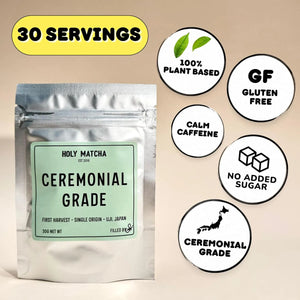 HOLY MATCHA - Holy Matcha Ceremonial Green Tea Powder 30Gr. - The Red Vitamin MX - Suplementos Alimenticios - {{ shop.shopifyCountryName }}