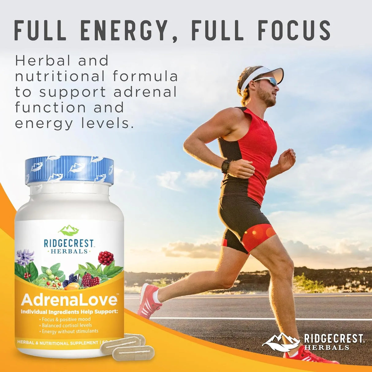 RIDGECREST HERBALS - Ridgecrest Herbals AdrenaLove 60 Capsulas - The Red Vitamin MX - Suplementos Alimenticios - {{ shop.shopifyCountryName }}