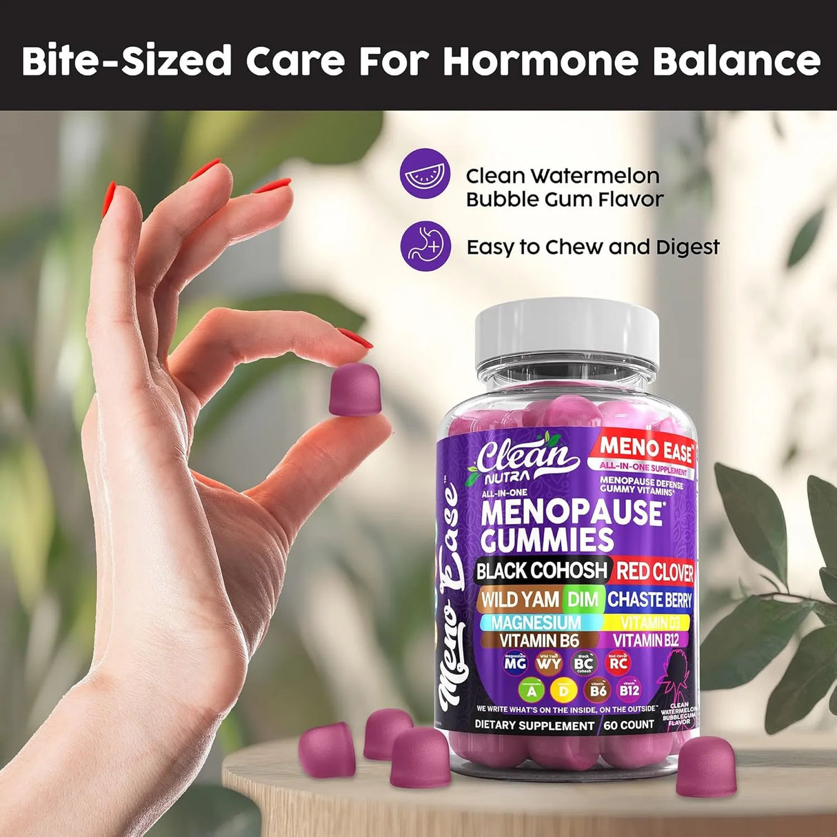 CLEAN NUTRACEUTICALS - Clean Nutraceuticals Menopause Supplement for Women Gummies 60 Gomitas - The Red Vitamin MX - Suplementos Alimenticios - {{ shop.shopifyCountryName }}