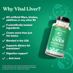 Eu Natural Vital Liver Cleanse Detox & Repair 60 Capsulas