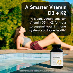 SMARTER NUTRITION - Smarter Nutrition Vegan Vitamin D3 5000 IU + Vitamin K2 1100mcg 60 Capsulas Blandas - The Red Vitamin MX - Suplementos Alimenticios - {{ shop.shopifyCountryName }}