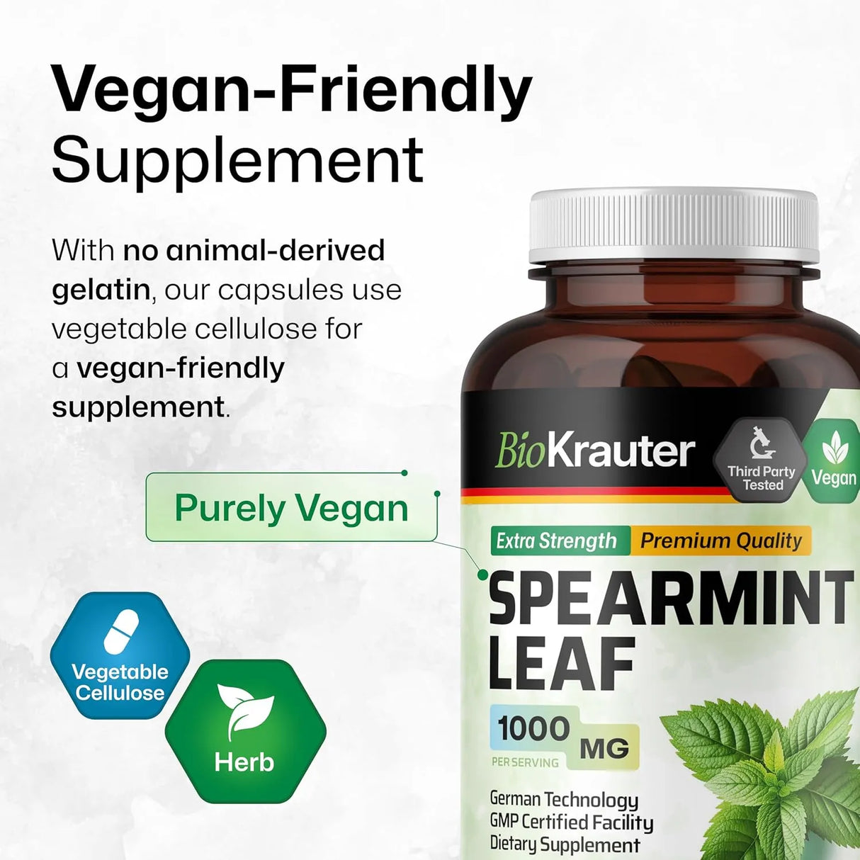 BIOKRAUTER - BIO KRAUTER Spearmint 1000Mg. 250 Capsulas - The Red Vitamin MX - Suplementos Alimenticios - {{ shop.shopifyCountryName }}
