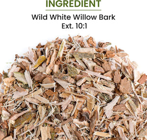 GREEN ORGANIC SUPPLEMENTS - Green Organic Supplements White Willow Bark 90 Capsulas - The Red Vitamin MX - Suplementos Alimenticios - {{ shop.shopifyCountryName }}