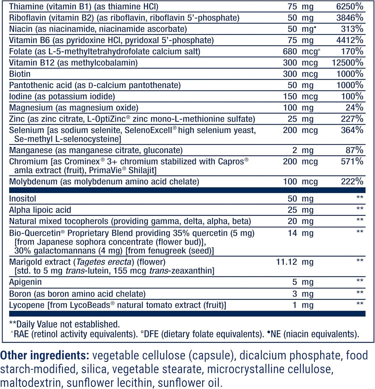 Life Extension Comprehensive Nutrient Packs 30 Paquetes