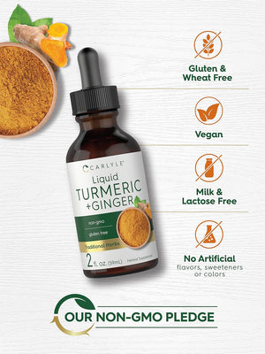 Carlyle Turmeric and Ginger Drops 59Ml.