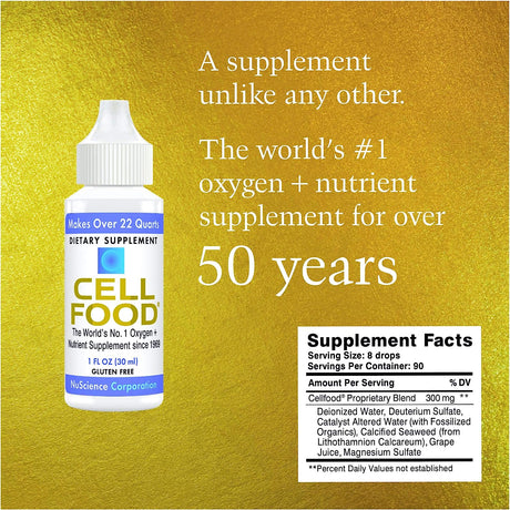 Cellfood Liquid Concentrate Oxygen + Nutrient Supplement 30Ml.