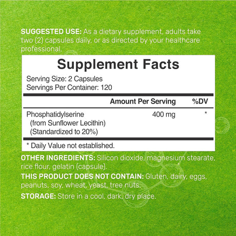Deal Supplement Phosphatidylserine 400Mg. 240 Capsulas