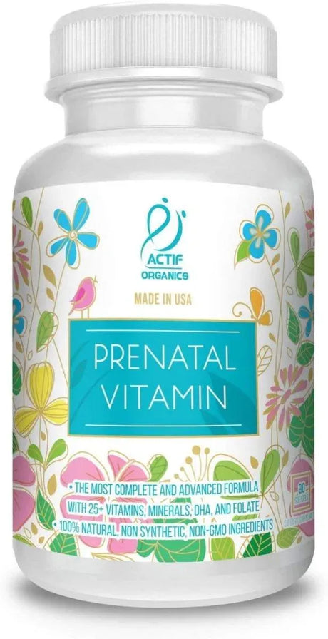 ACTIF ORGANICS - Actif Organic Prenatal Vitamin 90 Capsulas - The Red Vitamin MX - Suplementos Alimenticios - {{ shop.shopifyCountryName }}