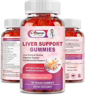 ALLIWISE - Alliwise Liver Support Gummies with Milk Thistle & Dandelion Extract 60 Gomitas - The Red Vitamin MX - Suplementos Alimenticios - {{ shop.shopifyCountryName }}