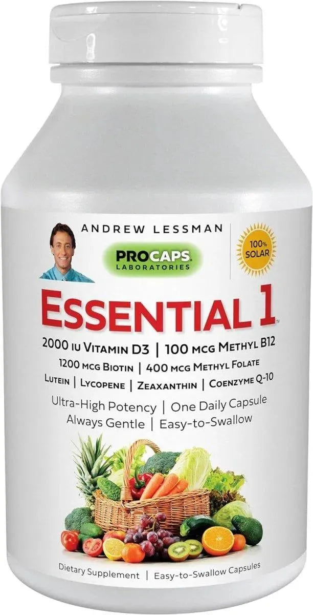 ANDREW LESSMAN - Andrew Lessman Essential-1 Multivitamin 2000 IU 30 Capsulas - The Red Vitamin MX - Suplementos Alimenticios - {{ shop.shopifyCountryName }}