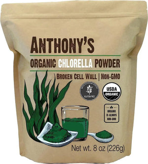 ANTHONY´S - Anthony's Organic Chlorella Powder 226Gr. - The Red Vitamin MX - Suplementos Alimenticios - {{ shop.shopifyCountryName }}