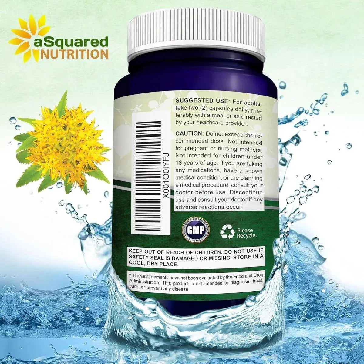 ASQUARED NUTRITION - aSquared Nutrition Rhodiola Rosea with Black Pepper 180 Capsulas - The Red Vitamin MX - Suplementos Alimenticios - {{ shop.shopifyCountryName }}