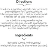 AZO - AZO Boric Acid Vaginal Suppositories 30 Supositorios - The Red Vitamin MX - Supositorios De Ácido Bórico - {{ shop.shopifyCountryName }}