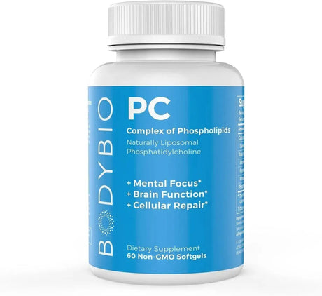 BODYBIO - BodyBio Phosphatidylcholine 60 Capsulas Blandas - The Red Vitamin MX - Suplementos Alimenticios - {{ shop.shopifyCountryName }}