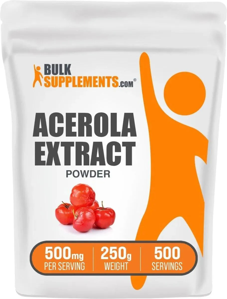BULK SUPPLEMENTS - Bulk Supplements Acerola Cherry Extract Powder 250Gr. - The Red Vitamin MX - Suplementos Alimenticios - {{ shop.shopifyCountryName }}