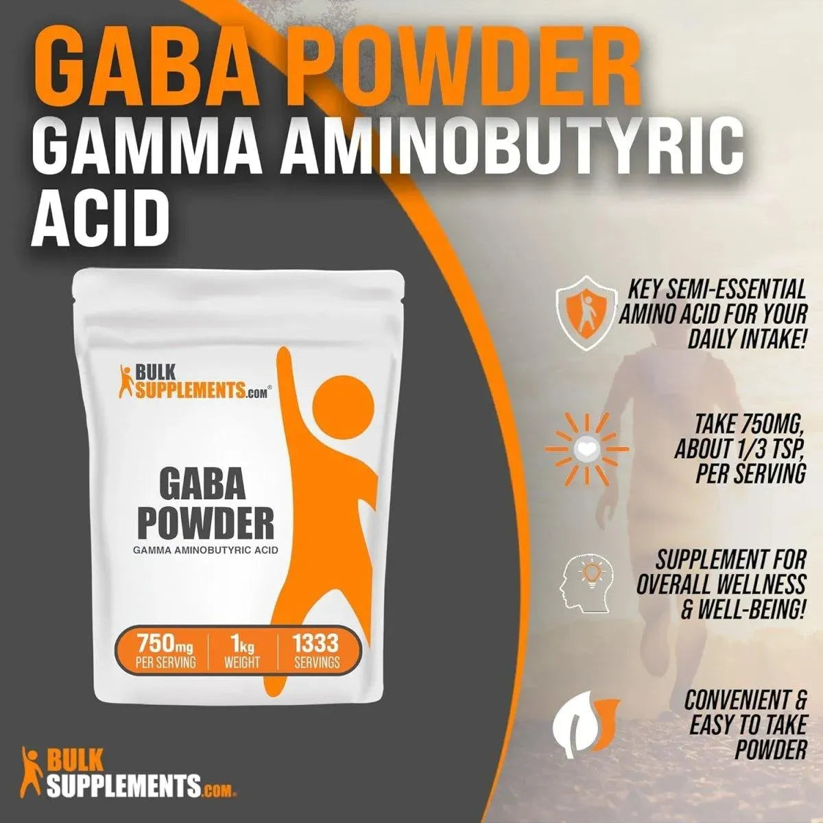 BULK SUPPLEMENTS - Bulk Supplements Gamma Aminobutyric Acid Powder 1 Kg. - The Red Vitamin MX - Suplementos Alimenticios - {{ shop.shopifyCountryName }}