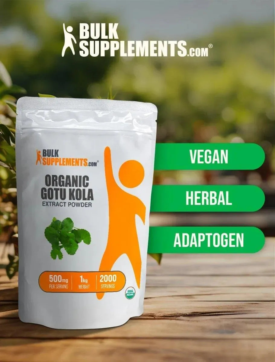 BULK SUPPLEMENTS - Bulk Supplements Organic Gotu Kola Extract Powder 1 Kg. - The Red Vitamin MX - Suplementos Alimenticios - {{ shop.shopifyCountryName }}