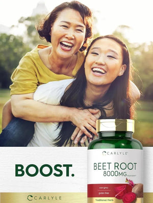 CARLYLE - Carlyle Beet Root 8000Mg. 120 Capsulas - The Red Vitamin MX - Suplementos Alimenticios - {{ shop.shopifyCountryName }}
